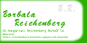 borbala reichenberg business card